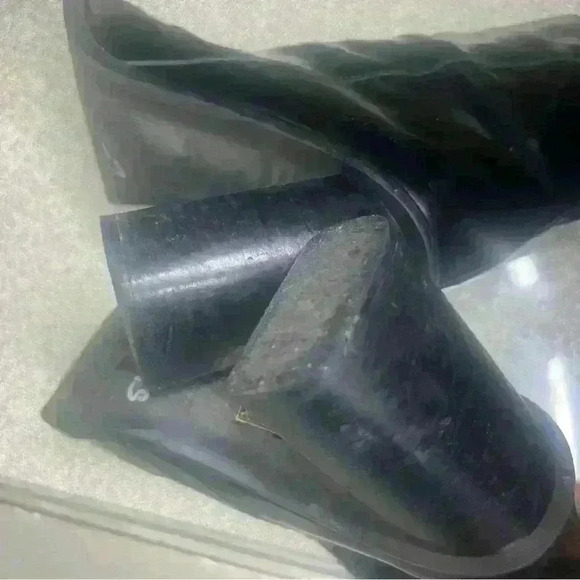 Free People Black Patent Leather Square toe Ankle Boot Retro US 9 - Picture 11 of 11